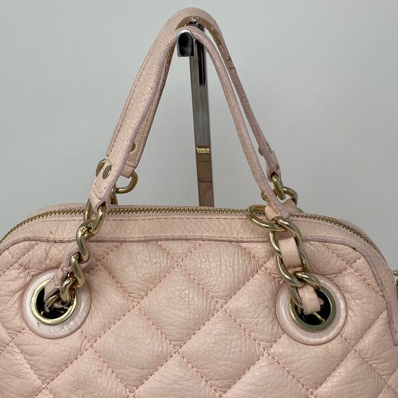 Kate Spade New York Gold Coast Georgiana Light Pink Quilted Crossbody Handbag - Picture 9 of 16